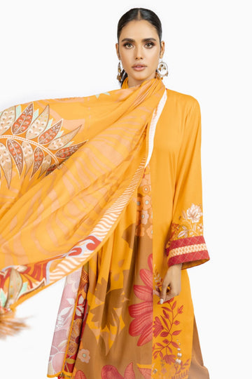 Alkaram FW-28-22-Yellow Winter Collection 2022 Online Shopping